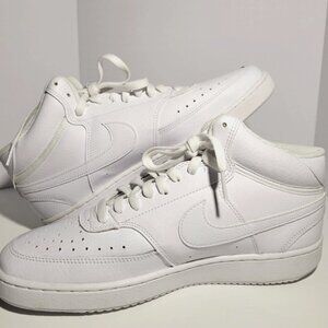 Nike Women's SZ 11 Court vision Mid Casual Sneakers CD5436-100